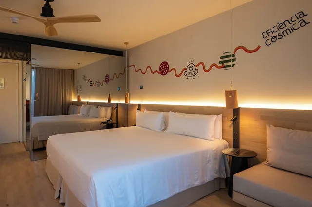 غرفة ديلوكس بسرير كينج، Terreno Barrio Hotel 4/10
