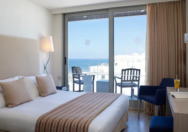 غرفة مزدوجة بإطلالة على البحر، KRITI BEACH 1/7