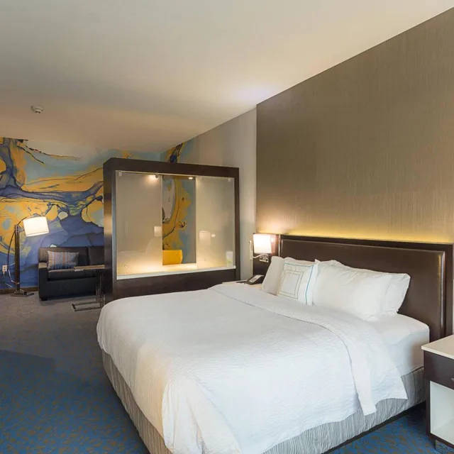 Suite, King Bed, Sofa, Bathtub, Accessible, Springhill Suites Fort Worth Fossil Creek 1/4
