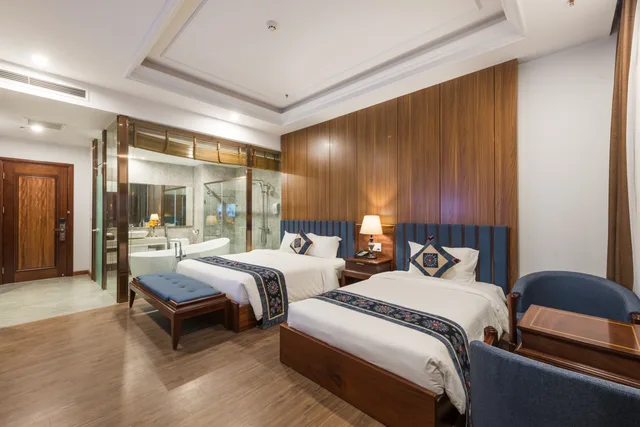 غرفة غراند ديلوكس بسرير مزدوج أو سريرين منفصلين، Bamboo Sapa Hotel 1/7