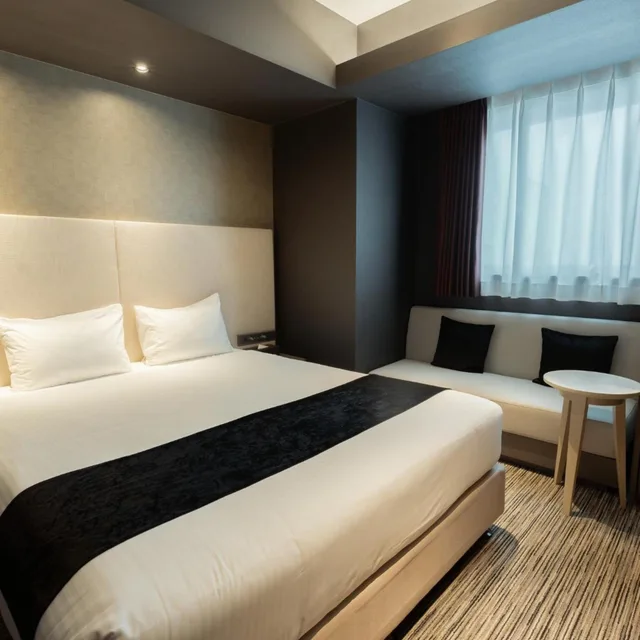 غرفة تنفيذية بسرير مزدوج مع دخول صالة النادي، Hotel Aqua Citta Naha by WBF 1/10