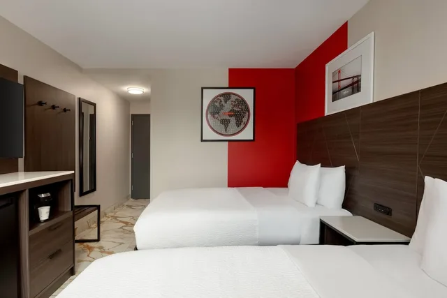 Room, 2 Double Beds, Ramada by Wyndham Brooklyn Empire Blvd 2/8