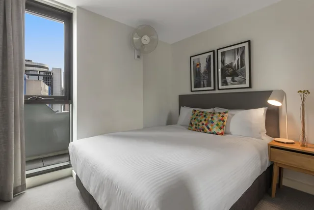 شقة بسريرين كوين بغرفتي نوم، Oaks Melbourne Southbank Suites 2/10