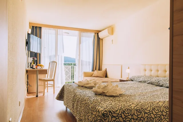 غرفة بسرير مزدوج بإطلالة على المتنزه، Albena Beach Club 2/3