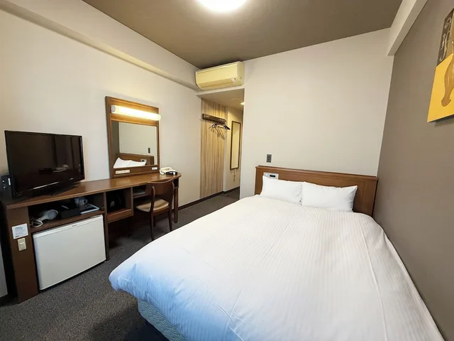 غرفة بسرير مزدوج للمدخنين، Hotel Route-Inn Omagari Ekimae 2/5