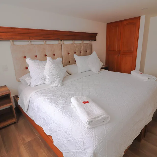 غرفة قياسية بسرير مزدوج، Hotel Las Palmas Villa De Leyva 1/10