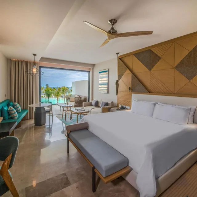 جناح جونيور بإطلالة جزئية على البحر، Haven Riviera Cancun Resort & Spa All Inclusive - Adults Only 4/5