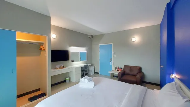غرفة متصلة عائلية بسريرين كينج، Fullroom 77 Srinakarin 4/10
