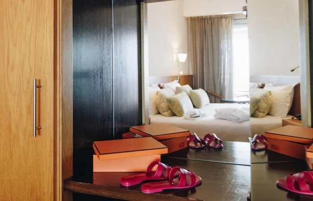 غرفة بريفيليج بسرير مزدوج أو سريرين منفصلين بإطلالة على البحر، Hotel Alivi 5/8