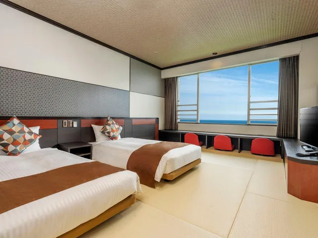 Japanese, Horizon, Futon Bed, Twin Beds، Hotel New Akao 1/1