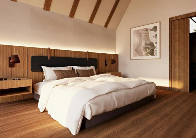 شاليه جونيور بسريرين كوين، Vichayito Bungalows And Carpas 2/5