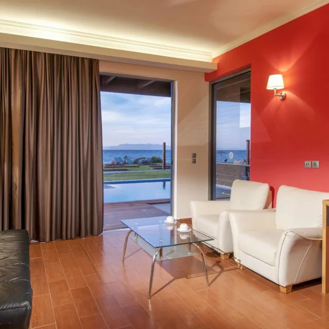 Junior Suite, Sofa, Private Pool, All Senses Nautica Blue Exclusive Resort and Spa By Anayia All Inclusive Resorts 1/10