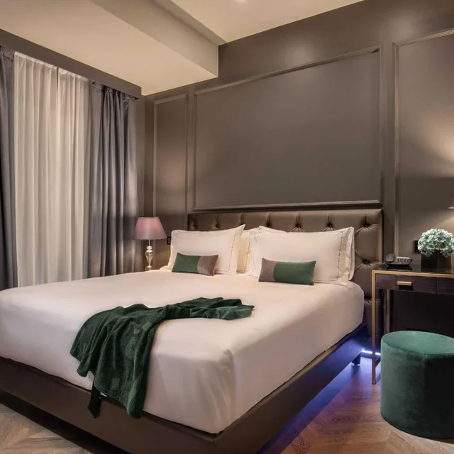 غرفة بسرير مزدوج، Hotel la Place Roma 1/2