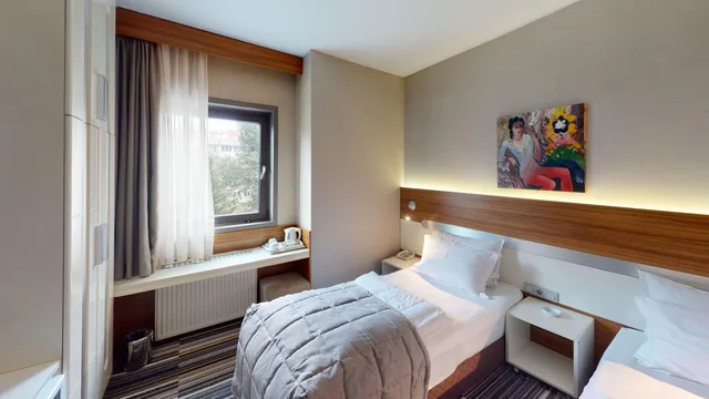 غرفة اقتصادية بسرير مزدوج أو سريرين منفصلين، Mimi Hotel Ankara 6/10
