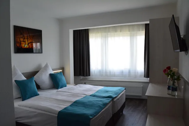 غرفة ديلوكس بسرير مزدوج أو سريرين منفصلين بإطلالة على المدينة، Hotel BaWu 2/8