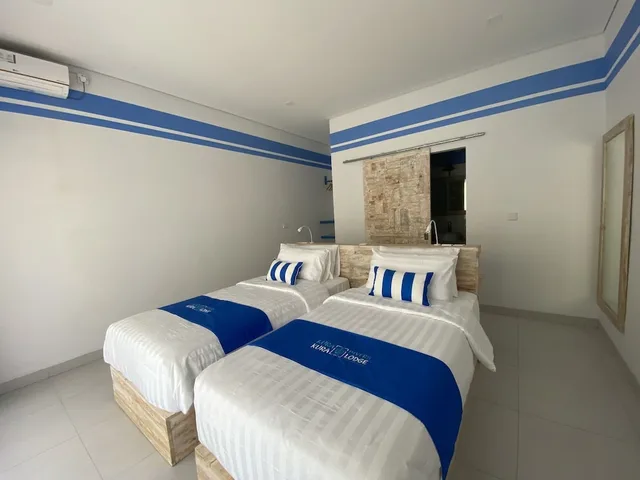 غرفة بسريرين منفصلين، Kura Kura Divers Lodge 1/2