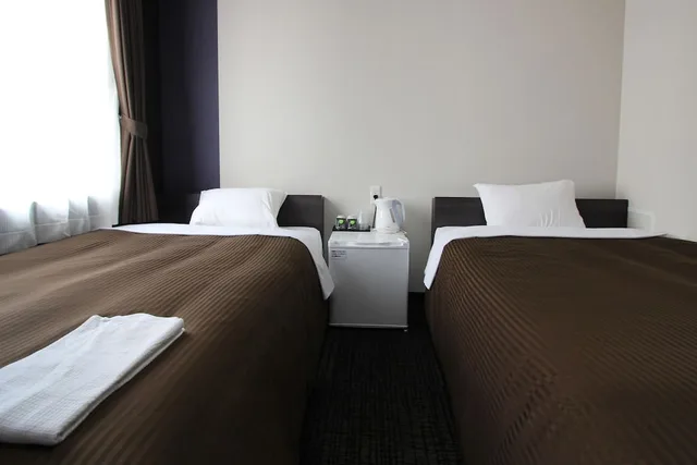 غرفة بسريرين منفصلين للمدخنين، Hotel Trend Okazaki Ekimae 1/2