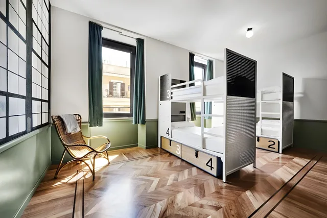 غرفة بستة أسرّة، Generator Hostel Rome 1/1