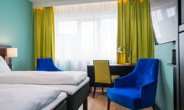 غرفة بسريرين منفصلين لذوي الإعاقة، Thon Hotel Europa 4/10