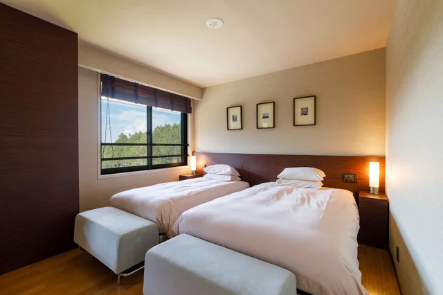 غرفة فاخرة بسريرين منفصلين في الطابق العلوي، Ryu Resort Spa 2/6