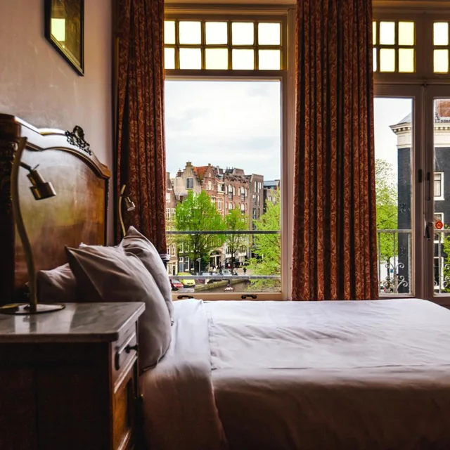 غرفة مزدوجة بإطلالة على القناة، Amsterdam Wiechmann Hotel 8/10