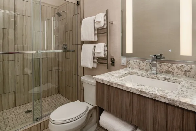 غرفة سيغنتشر بسريرين منفصلين بإطلالة على الفناء، Harlow Hotel 3/3