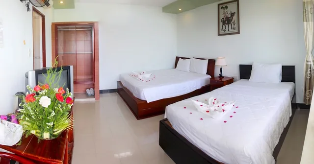 غرفة عائلية بسريرين مزدوجين بإطلالة على الحديقة، Hai Yen Resort 6/10
