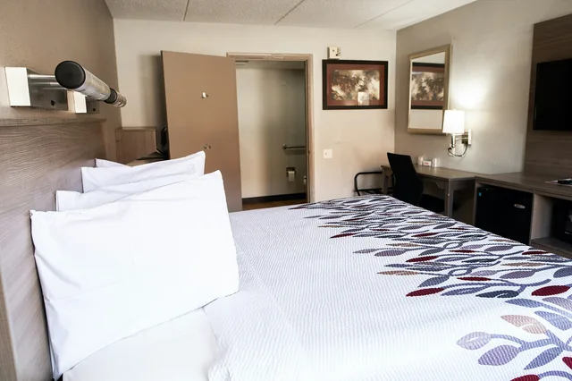 غرفة سوبيريور بسرير كينج لذوي الإعاقة، Red Roof Inn Rochester - Henrietta 2/5
