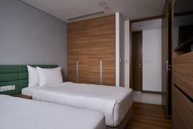شقة بريميوم بسريرين كوين بـ3 غرف نوم، Novotel Living Singapore Orchard 3/7