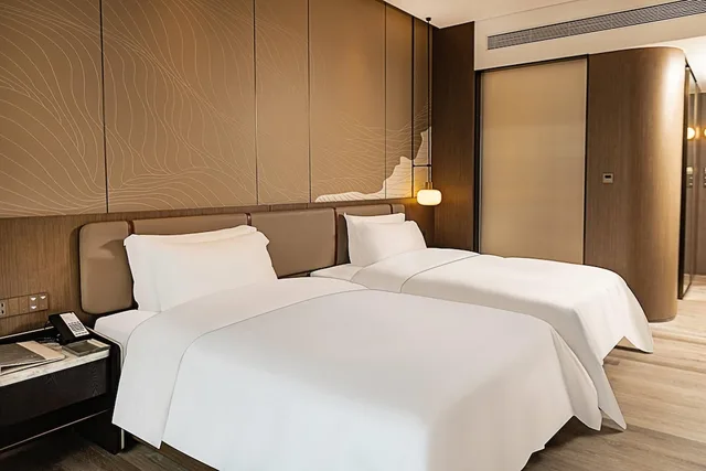 غرفة بريميوم بسريرين مزدوجين بإطلالة على المدينة، Wyndham Garden Gaozhou 1/1