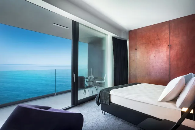 غرفة سوبيريور بسرير مزدوج بإطلالة على البحر بشرفة، Boutique & Design Hotel Navis 7/10