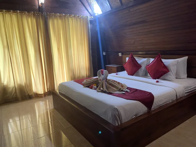 غرفة كلاسيكية بسرير كينج بإطلالة على الحديقة، Jona Bungalow 1/10