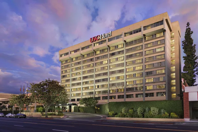 غرفة بسرير مزدوج أو سريرين منفصلين، USC Hotel 1/1