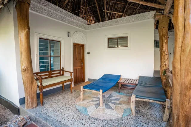 غرفة بسرير مزدوج بإطلالة على الحديقة، Pongwe Beach Hotel 4/5