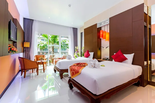 غرفة غراند بإطلالة على المسبح، Nipa Resort 3/6