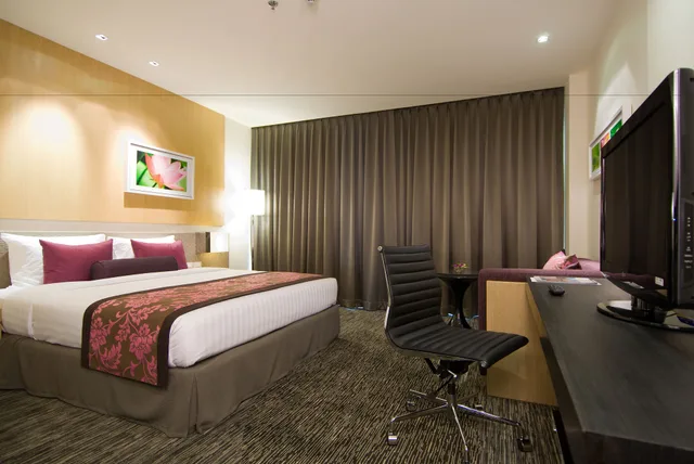 غرفة ديلوكس بسريرين منفصلين بشرفة، Amaranth Suvarnabhumi Hotel 17/20
