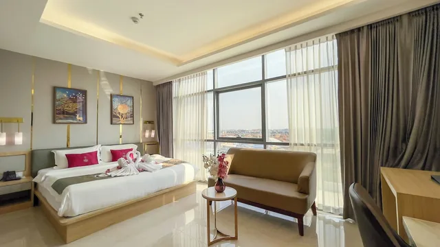 غرفة عائلية رباعية بسرير كوين وسريرين منفصلين، Elegant Bangkok Hotel 5/10