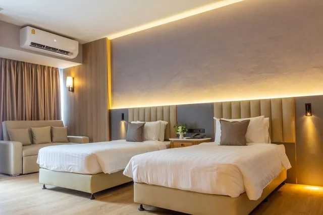 غرفة ديلوكس بسريرين منفصلين، Gassan Khuntan Golf and Resort Lamphun 1/1