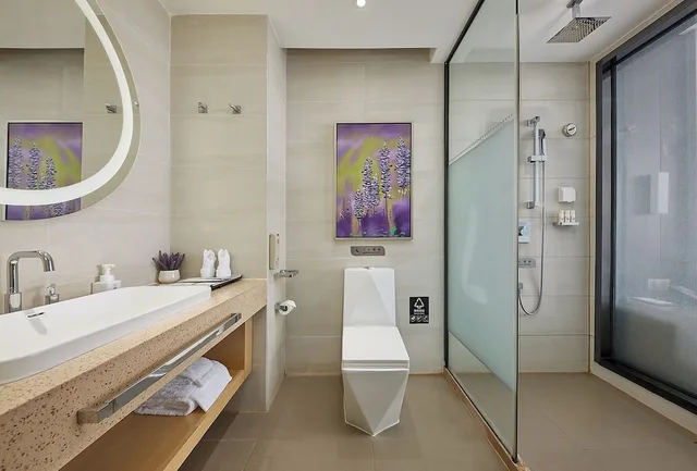غرفة فاخرة بسريرين مزدوجين بإطلالة على المدينة، Lavande Hotel Baiyun International Airport Branch 5/5