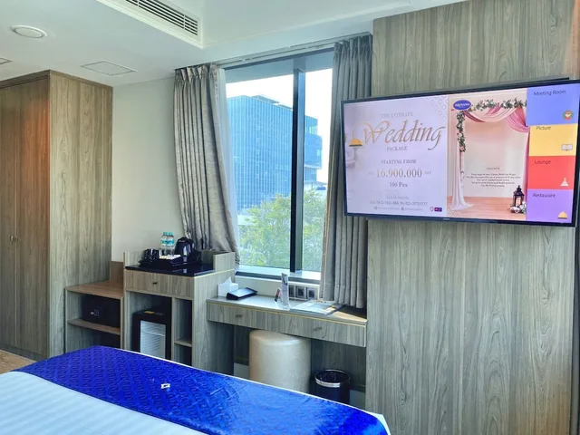 غرفة ديلوكس ركنية بسرير كوين، Arthama Hotel Tanah Abang Jakarta 5/6