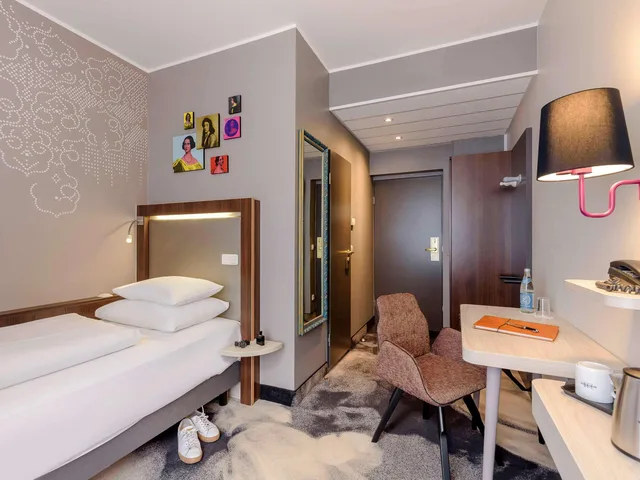 غرفة قياسية مفردة بسرير فردي، Mercure Hotel Munich Olympiapark 2/3
