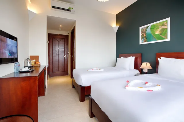 غرفة ديلوكس بسريرين منفصلين، Green Apple Hotel 2/2