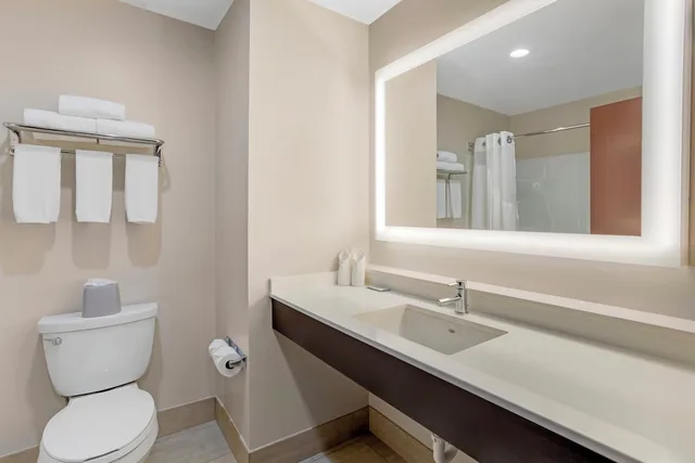 جناح بسريرين كوين بمنطقة جلوس، Holiday Inn Express Hotel & Suites Newton Sparta 6/8