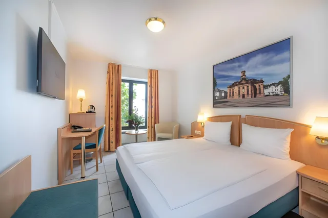 غرفة سوبيريور مفردة بسرير مزدوج، UNO Hotel Posthof Saarlouis 1/1