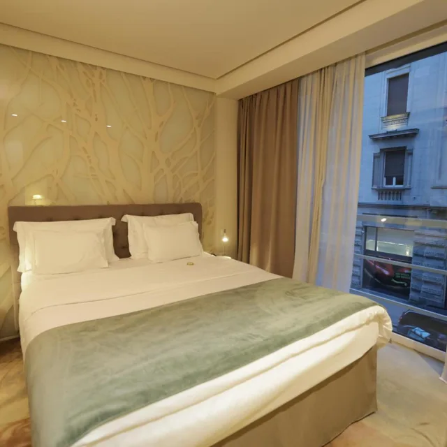 غرفة قياسية بسرير مزدوج أو سريرين منفصلين، Jump INN Hotel 5/10