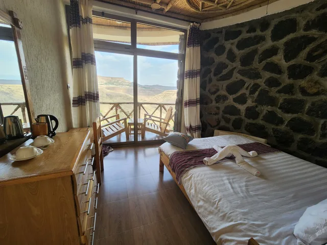 Traditional, Single, Queen Bed, Mountain View, Balcony, Sora Lodge Lalibela 1/4