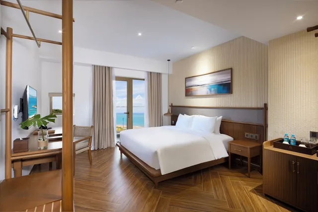 غرفة سوبيريور بسرير كينج، Iconic Long Hai Hotel 3/4