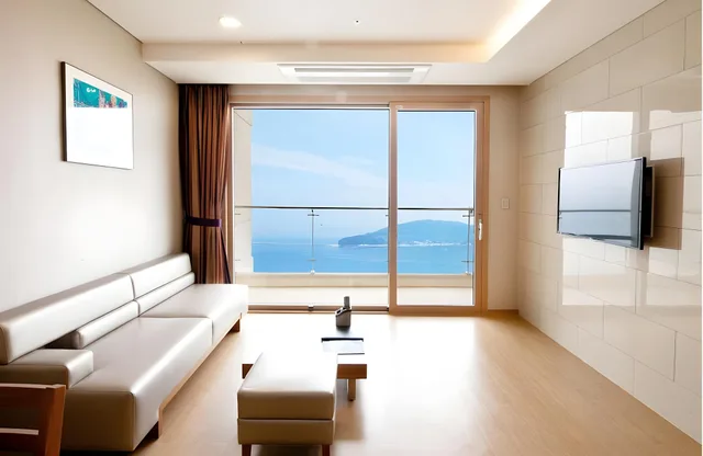 جناح بانورامي بإطلالة بمطبخ، Sono Calm Geoje 1/1