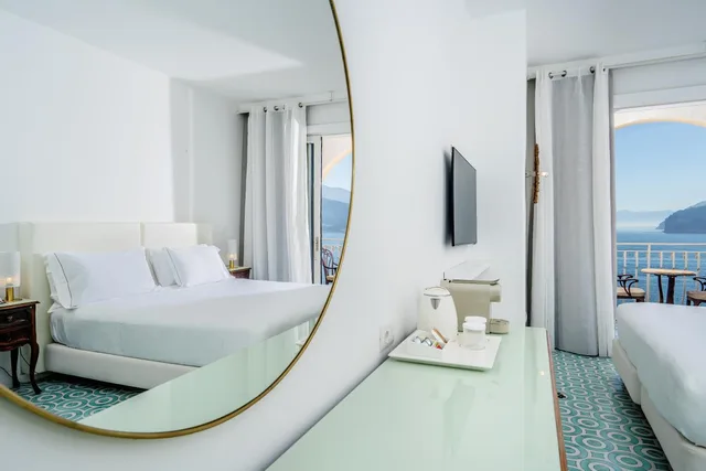 غرفة سوبيريور بإطلالة على البحر بشرفة، Hotel Belair 8/9