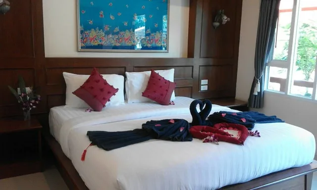 غرفة ديلوكس بسرير مزدوج، Tamarind Twin Resort 2/9